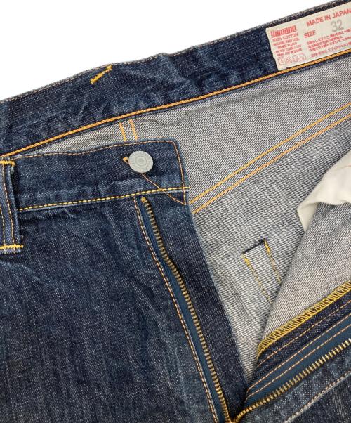 EVISU（エヴィス）EVISU (エヴィス) 7001 カモメペイントデニムハーフパンツ/7001 インディゴ サイズ:W32の古着・服飾アイテム