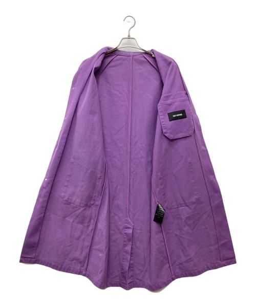 RAF SIMONS（ラフシモンズ）RAF SIMONS (ラフシモンズ) DENIM LABO COAT パープル サイズ:44の古着・服飾アイテム