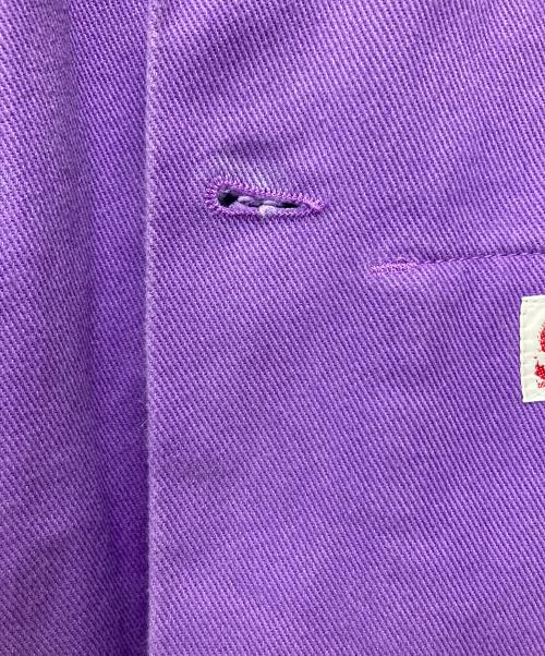 RAF SIMONS（ラフシモンズ）RAF SIMONS (ラフシモンズ) DENIM LABO COAT パープル サイズ:44の古着・服飾アイテム