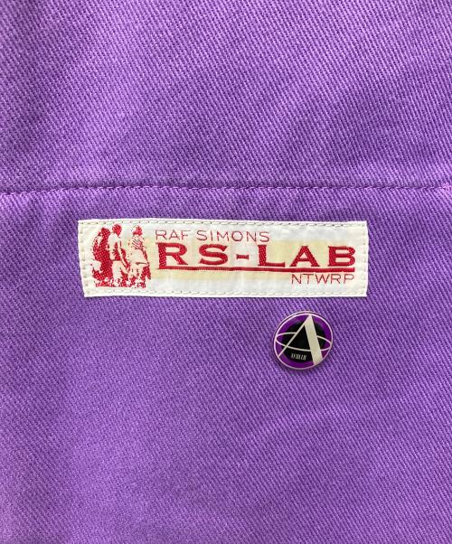 RAF SIMONS（ラフシモンズ）RAF SIMONS (ラフシモンズ) DENIM LABO COAT パープル サイズ:44の古着・服飾アイテム