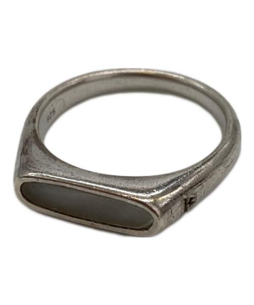 TOM WOOD（トムウッド）TOM WOOD (トムウッド) Mario Ring White MOP シルバー サイズ:15号の古着・服飾アイテム