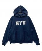 Champion REVERSE WEAVEチャンピオン リバース ウィーブ）の古着「プリントパーカー」｜ネイビー