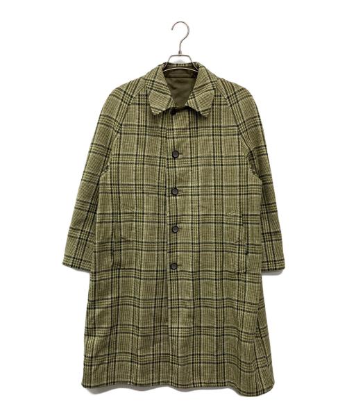 Burberry's（バーバリーズ）Burberry's (バーバリーズ) ツイードリバーシブルステンカラーコート/WR057-921-78 カーキ サイズ:Mの古着・服飾アイテム