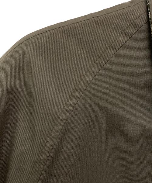 Burberry's（バーバリーズ）Burberry's (バーバリーズ) ツイードリバーシブルステンカラーコート/WR057-921-78 カーキ サイズ:Mの古着・服飾アイテム