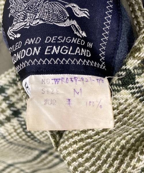 Burberry's（バーバリーズ）Burberry's (バーバリーズ) ツイードリバーシブルステンカラーコート/WR057-921-78 カーキ サイズ:Mの古着・服飾アイテム