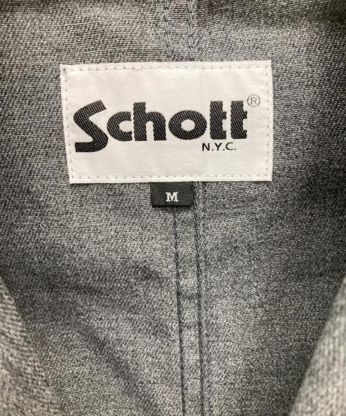 Schott（ショット）Schott (ショット) T/C ワーク 3B テーラード ジャケット グレー サイズ:Ｍの古着・服飾アイテム