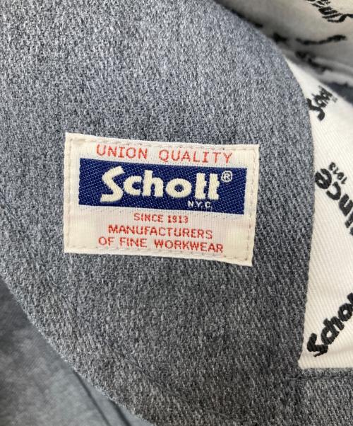 Schott（ショット）Schott (ショット) T/C ワーク 3B テーラード ジャケット グレー サイズ:Ｍの古着・服飾アイテム