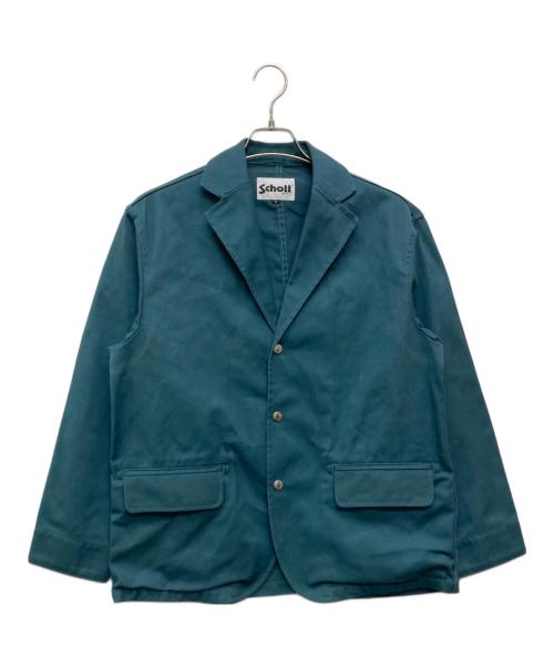 Schott（ショット）Schott (ショット) T/C ワーク 3B テーラード ジャケット グリーン サイズ:Ｍの古着・服飾アイテム