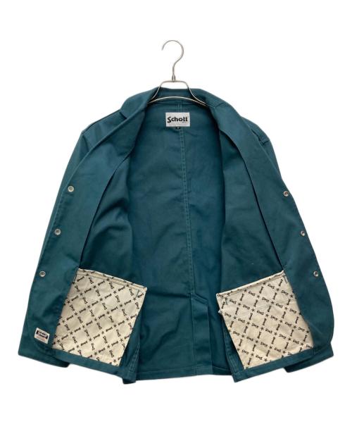 Schott（ショット）Schott (ショット) T/C ワーク 3B テーラード ジャケット グリーン サイズ:Ｍの古着・服飾アイテム