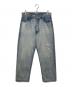 AURALEE（オーラリー）の古着「FADED SELVEDGE LIGHT DENIM WIDE PANTS/A26SP03DE」｜インディゴ