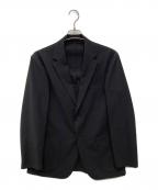 UNITED ARROWS TOKYOユナイテッドアローズトウキョウ）の古着「ライトサッカー 2ボタン テーラード ジャケット UA COZY」｜ブラック