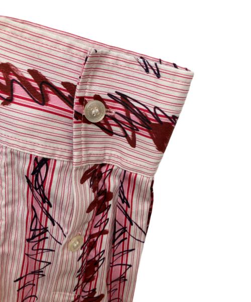BURBERRY（バーバリー）BURBERRY (バーバリー) グラフィティストライプシャツ/8002172 ピンク サイズ:40の古着・服飾アイテム