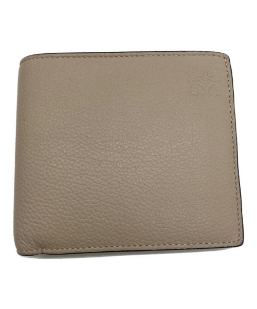 LOEWE（ロエベ）LOEWE (ロエベ) アナグラム バイフォールド コインウォレット ベージュの古着・服飾アイテム