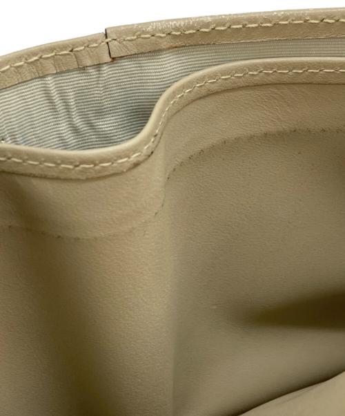 LOEWE（ロエベ）LOEWE (ロエベ) アナグラム バイフォールド コインウォレット ベージュの古着・服飾アイテム