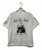 WEBER×Let’s get Lostウェーバー×）の古着「プリントTシャツ」｜ホワイト