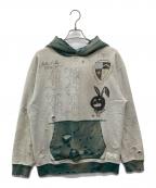 NEIGHBORHOODネイバーフッド）の古着「SAVAGE SWEAT HOODIE/251OKNH-CSM02」｜グレー