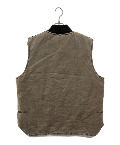 CarHartt（カーハート）CarHartt (カーハート) ダックベスト ブラウン サイズ:ＸＬの古着・服飾アイテム