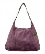 HIETAヒエタ）の古着「Carrie Grape スタッズワンショルダーバッグ」｜パープル