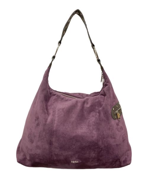 HIETA（ヒエタ）hieta (ヒエタ) Carrie Grape スタッズワンショルダーバッグ パープルの古着・服飾アイテム