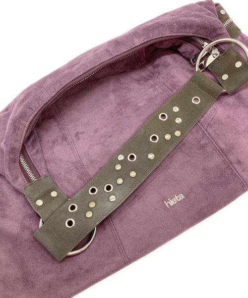 HIETA（ヒエタ）hieta (ヒエタ) Carrie Grape スタッズワンショルダーバッグ パープルの古着・服飾アイテム