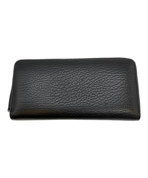 Maison Margiela（メゾンマルジェラ）Maison Margiela (メゾンマルジェラ) 4ステッチ ジップアラウンドウォレット ブラックの古着・服飾アイテム