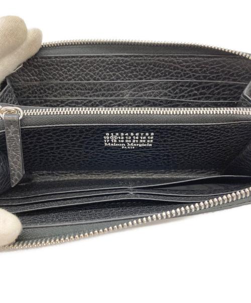Maison Margiela（メゾンマルジェラ）Maison Margiela (メゾンマルジェラ) 4ステッチ ジップアラウンドウォレット ブラックの古着・服飾アイテム