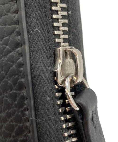 Maison Margiela（メゾンマルジェラ）Maison Margiela (メゾンマルジェラ) 4ステッチ ジップアラウンドウォレット ブラックの古着・服飾アイテム