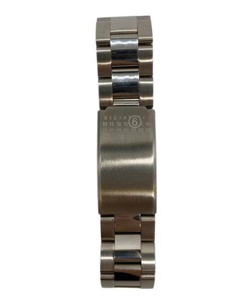 MM6 Maison Margiela（エムエムシックスメゾンマルジェラ）MM6 Maison Margiela (エムエムシックスメゾンマルジェラ) ナンバリングブレスレット シルバー サイズ:Mの古着・服飾アイテム