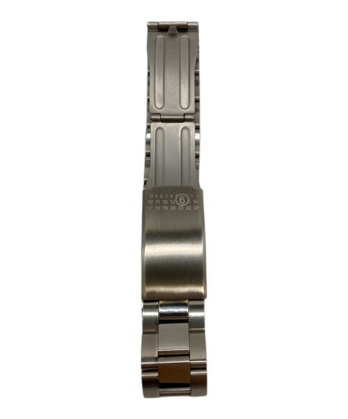 MM6 Maison Margiela（エムエムシックスメゾンマルジェラ）MM6 Maison Margiela (エムエムシックスメゾンマルジェラ) ナンバリングブレスレット シルバー サイズ:Mの古着・服飾アイテム