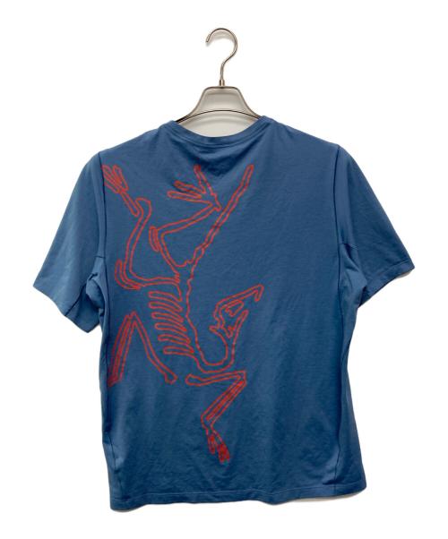 ARC'TERYX（アークテリクス）ARC'TERYX (アークテリクス) Cormac Arc Bird Logo SS Tee ブルー サイズ:Mの古着・服飾アイテム