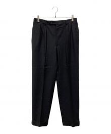 BEAMS F（ビームスエフ）の古着「フランネルウールスラックス」｜ブラック