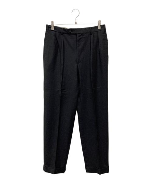 BEAMS F（ビームスエフ）BEAMS F (ビームスエフ) フランネルウールスラックス ブラック サイズ:82の古着・服飾アイテム