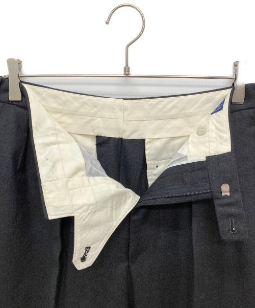 BEAMS F（ビームスエフ）BEAMS F (ビームスエフ) フランネルウールスラックス ブラック サイズ:82の古着・服飾アイテム