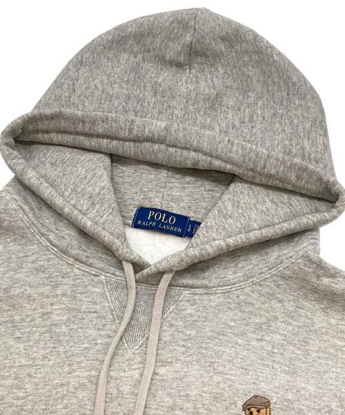 RALPH LAUREN（ラルフローレン）RALPH LAUREN (ラルフローレン) POLO BEAR FLEECE HOODIE グレー サイズ:Ｌの古着・服飾アイテム
