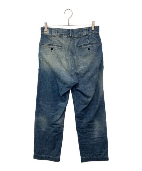 POLO RALPH LAUREN（ポロ・ラルフローレン）POLO RALPH LAUREN (ポロ・ラルフローレン) USED加工デニムトラウザー ブルー サイズ:28の古着・服飾アイテム