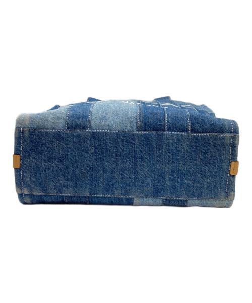MARC JACOBS（マークジェイコブス）MARC JACOBS (マークジェイコブス) THE DENIM LARGE TOTE BAG インディゴの古着・服飾アイテム