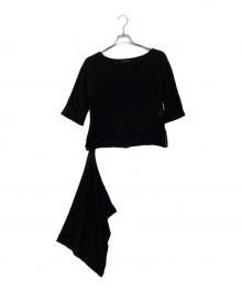 YOHJI YAMAMOTO（ヨウジヤマモト）の古着「シルクブラウス」｜ブラック