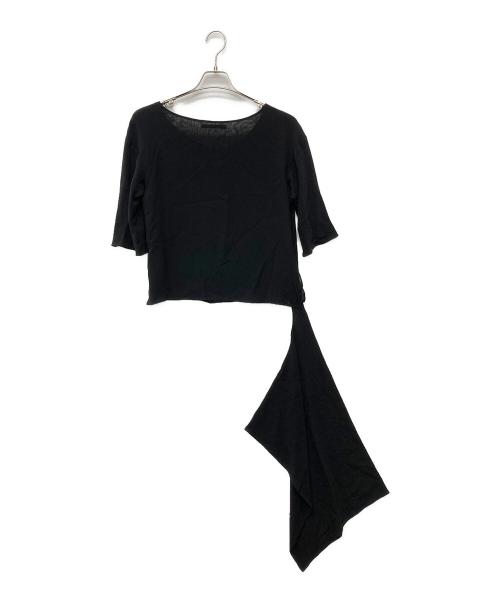 YOHJI YAMAMOTO（ヨウジヤマモト）YOHJI YAMAMOTO (ヨウジヤマモト) シルクブラウス ブラック サイズ:Sの古着・服飾アイテム