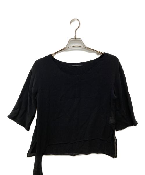 YOHJI YAMAMOTO（ヨウジヤマモト）YOHJI YAMAMOTO (ヨウジヤマモト) シルクブラウス ブラック サイズ:Sの古着・服飾アイテム