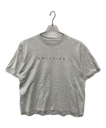 g'morning（グッドモーニング）の古着「Handwritten stitch Tee」｜グレー