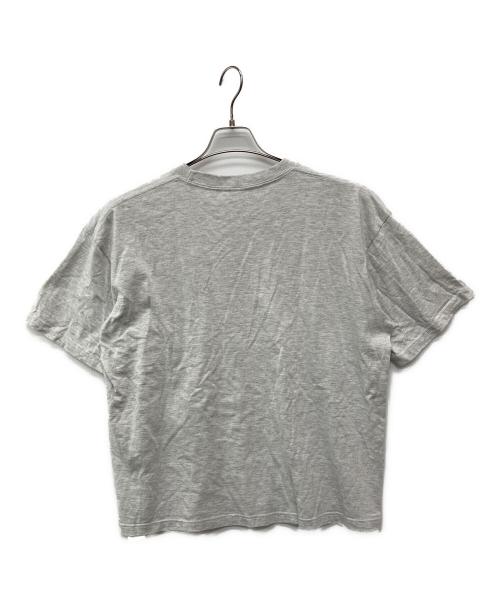 g'morning（グッドモーニング）g'morning (グッドモーニング) Handwritten stitch Tee グレー サイズ:Lの古着・服飾アイテム
