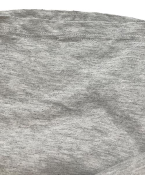 g'morning（グッドモーニング）g'morning (グッドモーニング) Handwritten stitch Tee グレー サイズ:Lの古着・服飾アイテム