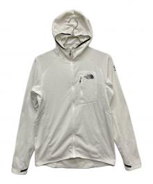 THE NORTH FACE（ザ ノース フェイス）の古着「エクスペディショングリッドフリースフルジップフーディ」｜ホワイト