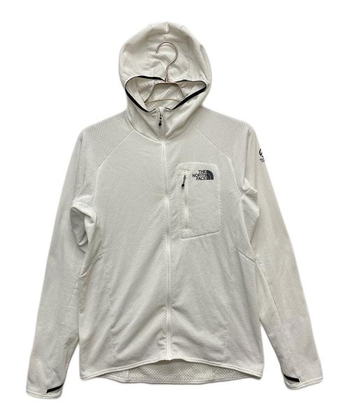 THE NORTH FACE（ザ ノース フェイス）THE NORTH FACE (ザ ノース フェイス) エクスペディショングリッドフリースフルジップフーディ ホワイト サイズ:XLの古着・服飾アイテム