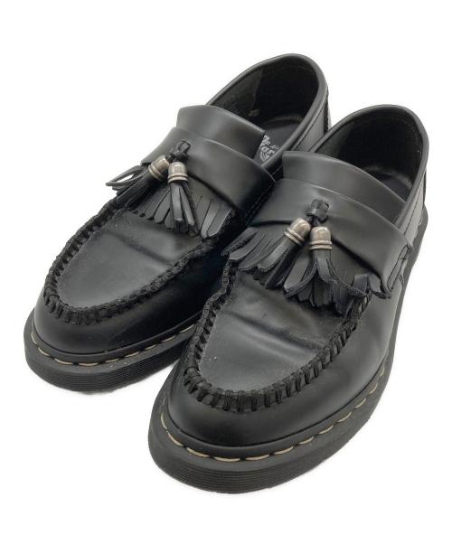 Dr.Martens（ドクターマーチン）Dr.Martens (ドクターマーチン) ADRIAN GS HDWタッセルローファー ブラック サイズ:UK7の古着・服飾アイテム