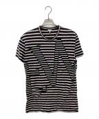 LOEWEロエベ）の古着「Striped T-Shirt」｜ネイビー