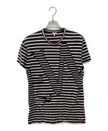 LOEWE（ロエベ）の古着「Striped T-Shirt」｜ネイビー