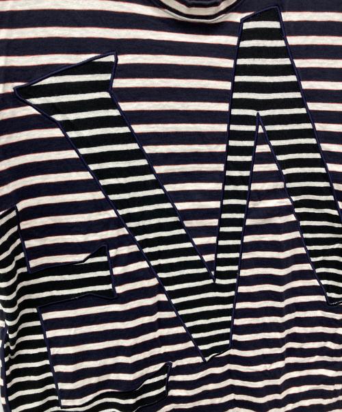 LOEWE（ロエベ）LOEWE (ロエベ) Striped T-Shirt ネイビー サイズ:XSの古着・服飾アイテム