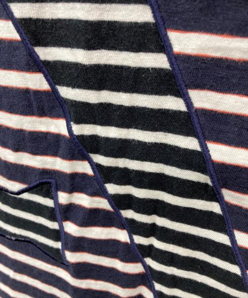 LOEWE（ロエベ）LOEWE (ロエベ) Striped T-Shirt ネイビー サイズ:XSの古着・服飾アイテム