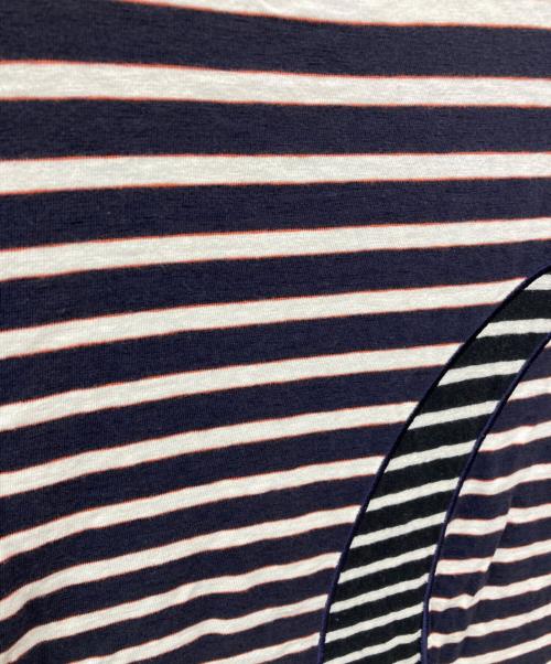 LOEWE（ロエベ）LOEWE (ロエベ) Striped T-Shirt ネイビー サイズ:XSの古着・服飾アイテム